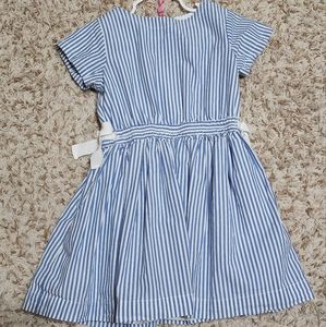 Crewcuts 5t blue and white stripes